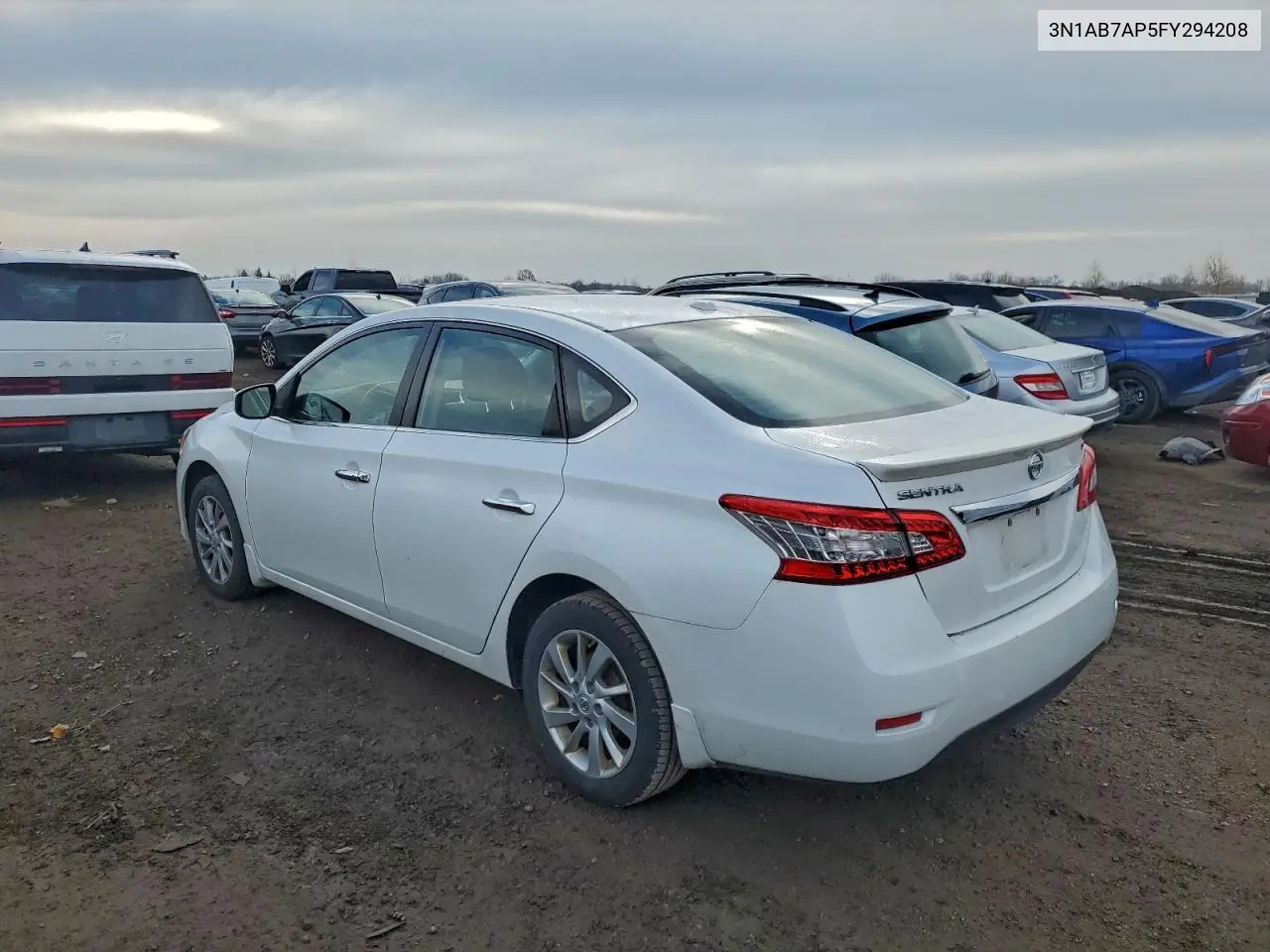 3N1AB7AP5FY294208 2015 Nissan Sentra S