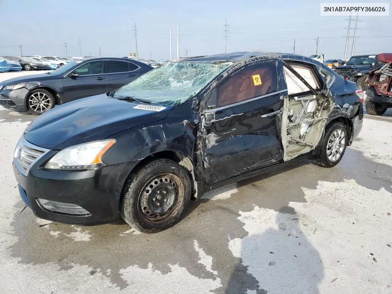 3N1AB7AP9FY366026 2015 Nissan Sentra S