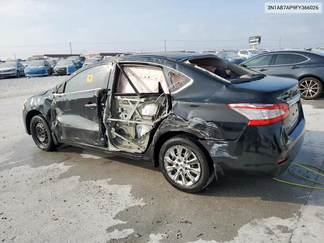 3N1AB7AP9FY366026 2015 Nissan Sentra S
