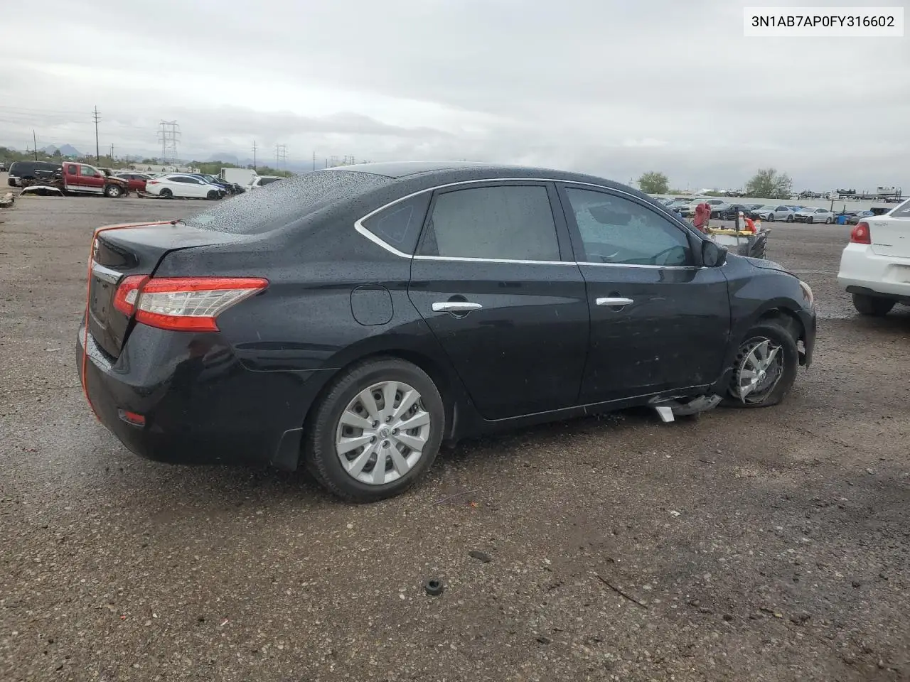 3N1AB7AP0FY316602 2015 Nissan Sentra S