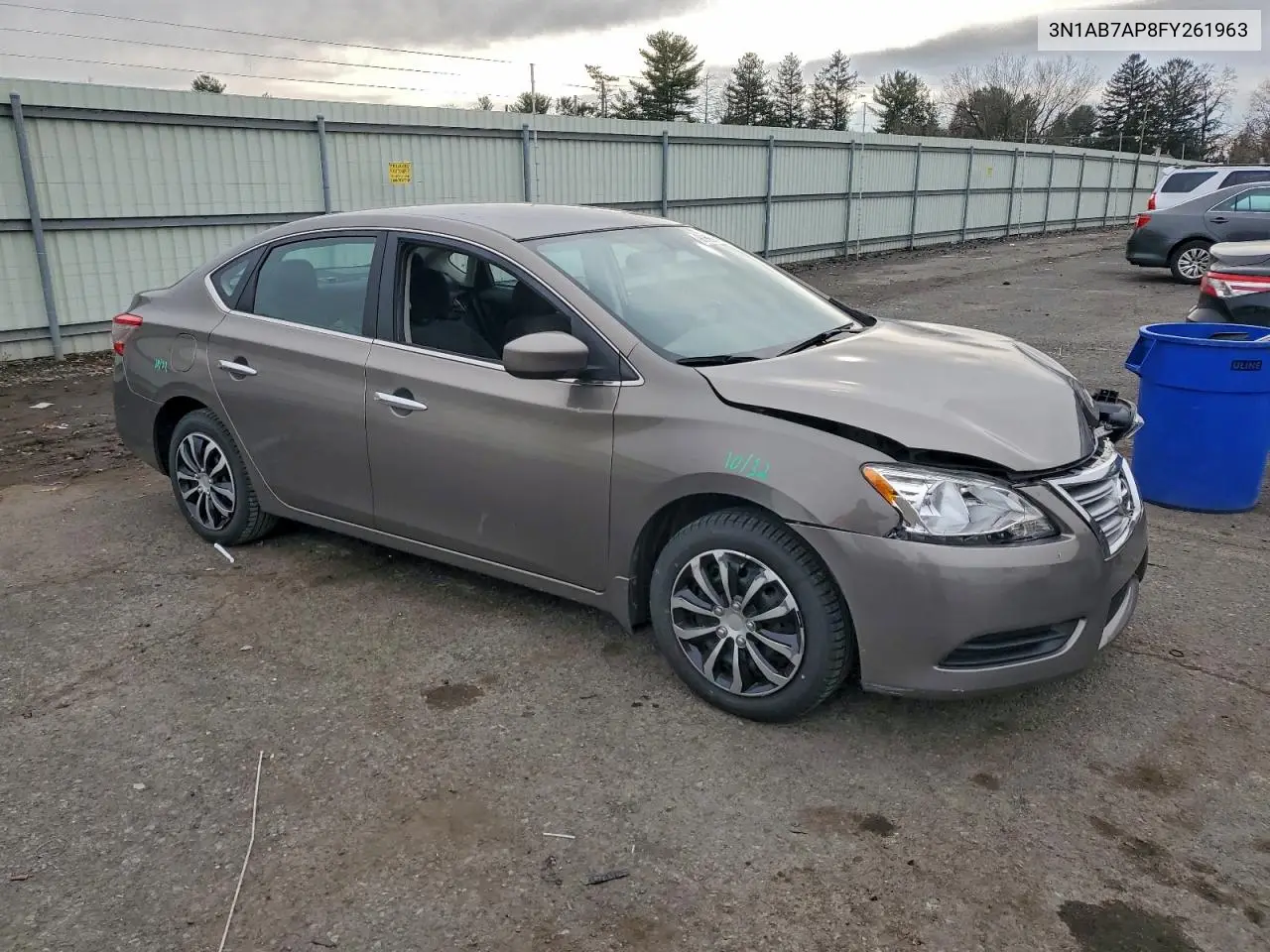 3N1AB7AP8FY261963 2015 Nissan Sentra S