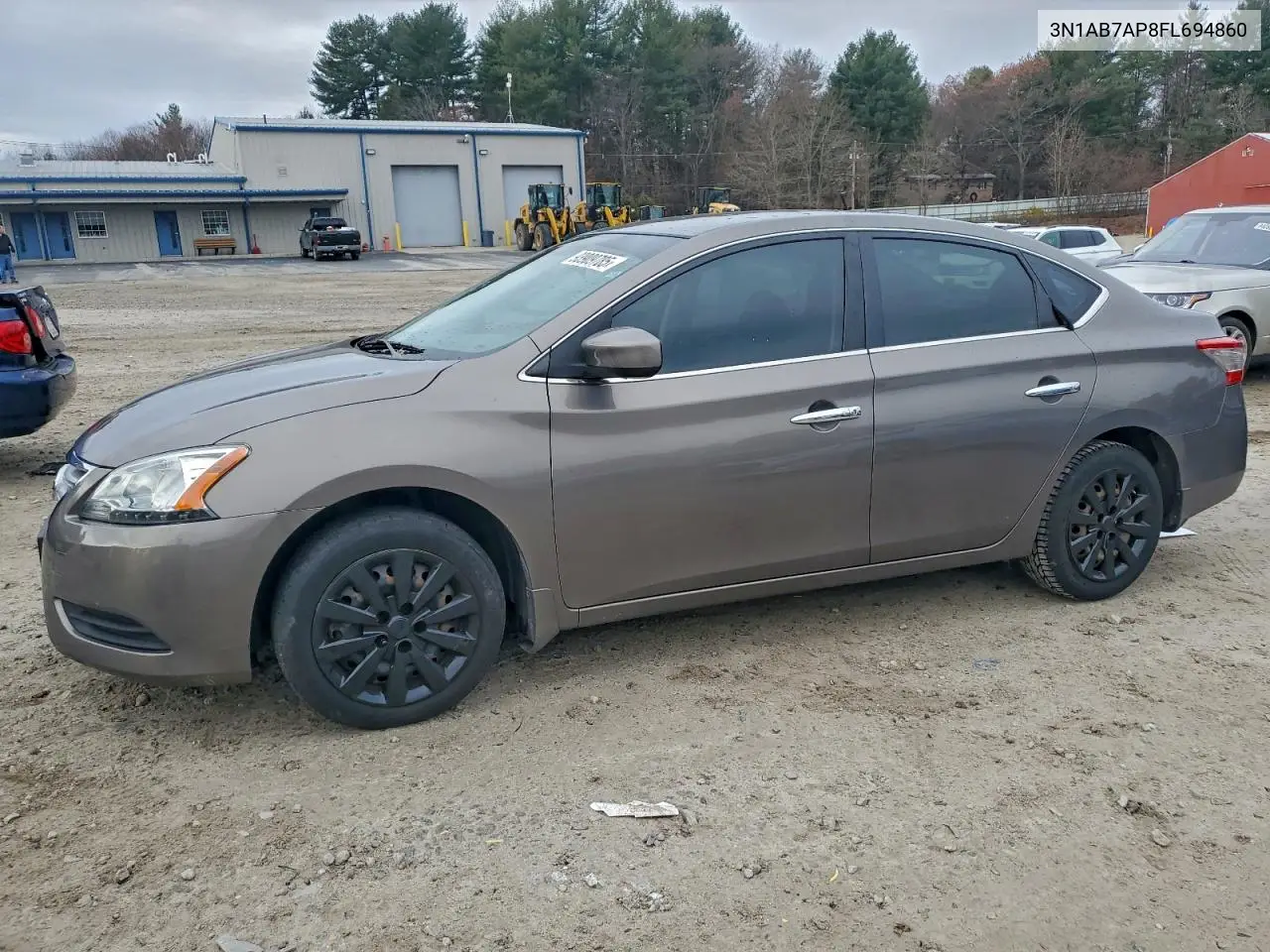 3N1AB7AP8FL694860 2015 Nissan Sentra S