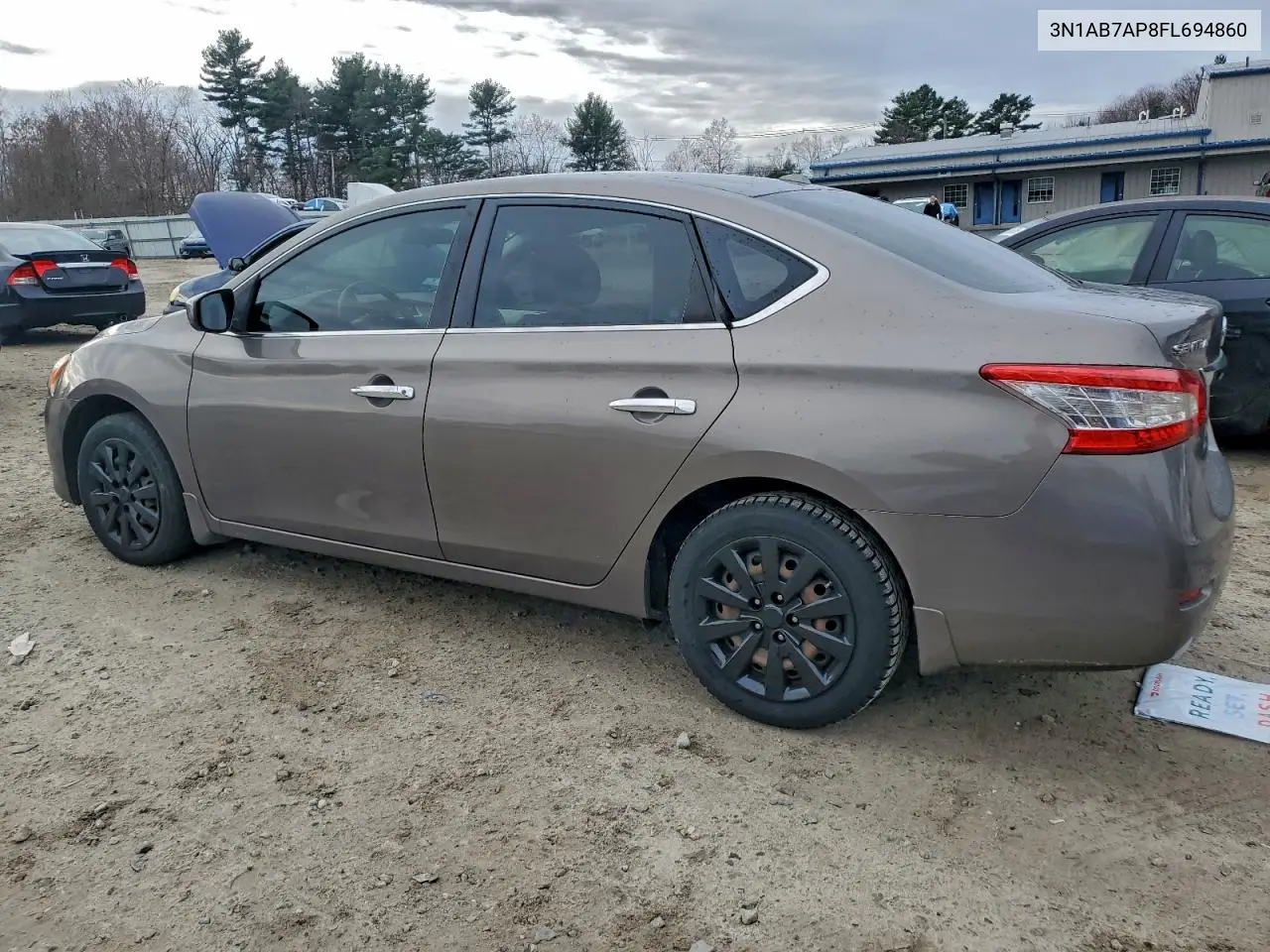 3N1AB7AP8FL694860 2015 Nissan Sentra S