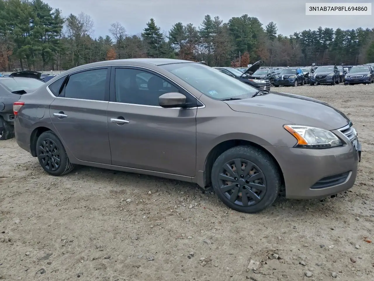 3N1AB7AP8FL694860 2015 Nissan Sentra S
