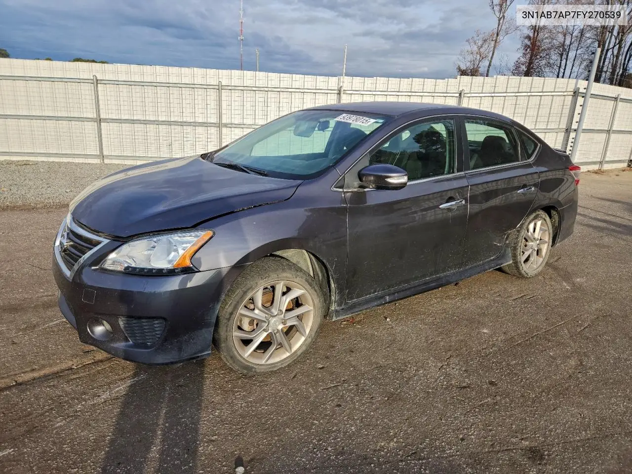 3N1AB7AP7FY270539 2015 Nissan Sentra S