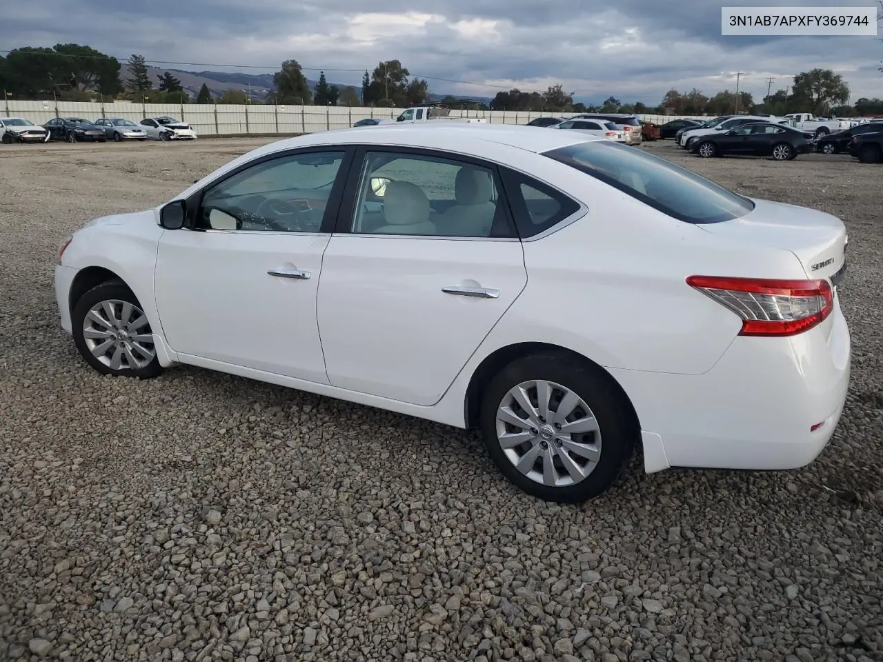 3N1AB7APXFY369744 2015 Nissan Sentra S