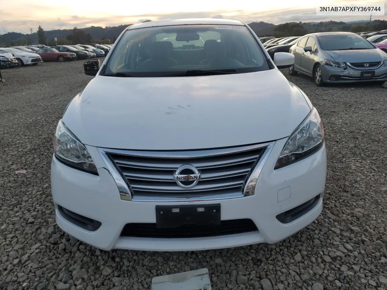 3N1AB7APXFY369744 2015 Nissan Sentra S