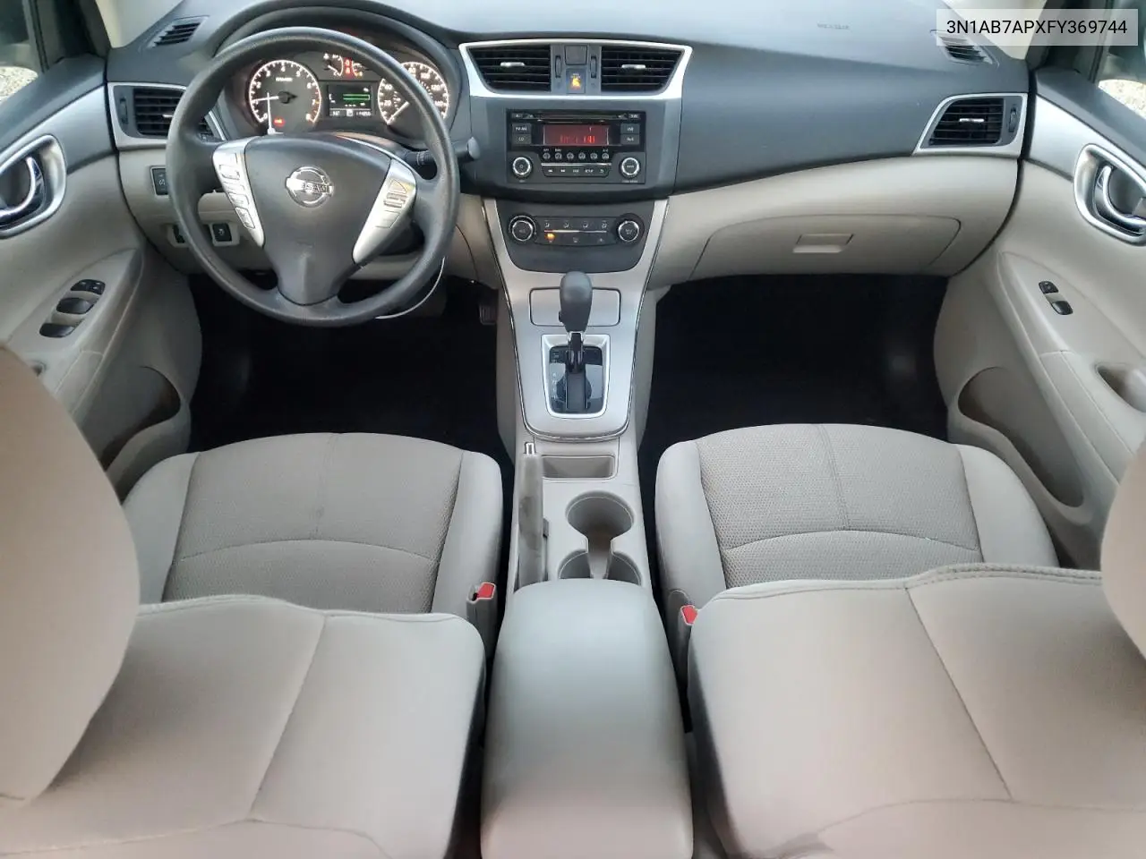 3N1AB7APXFY369744 2015 Nissan Sentra S