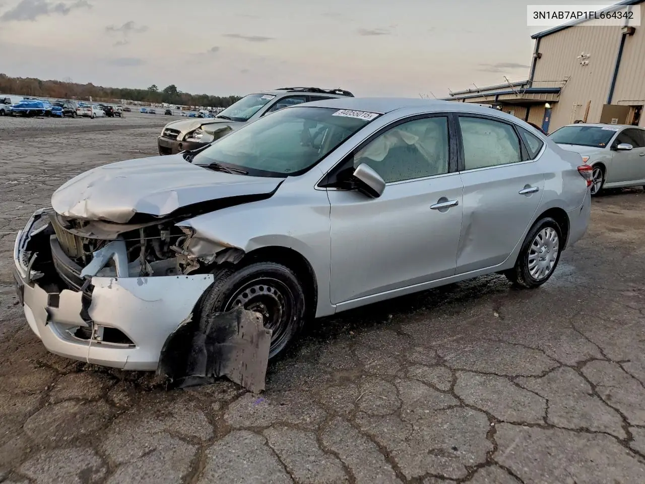 3N1AB7AP1FL664342 2015 Nissan Sentra S