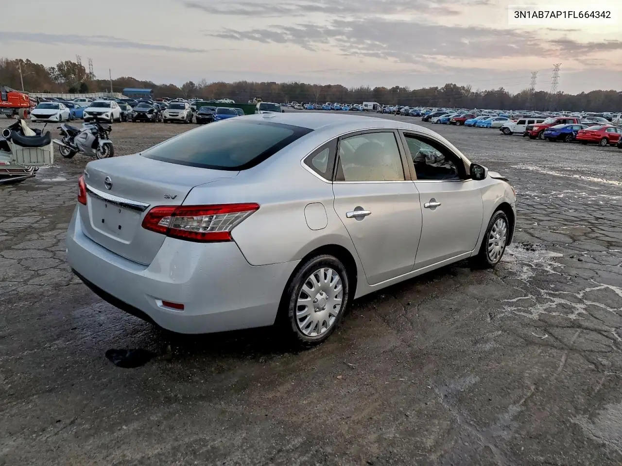 3N1AB7AP1FL664342 2015 Nissan Sentra S