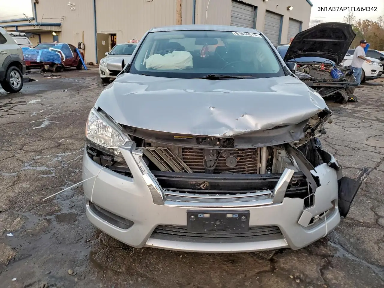 3N1AB7AP1FL664342 2015 Nissan Sentra S