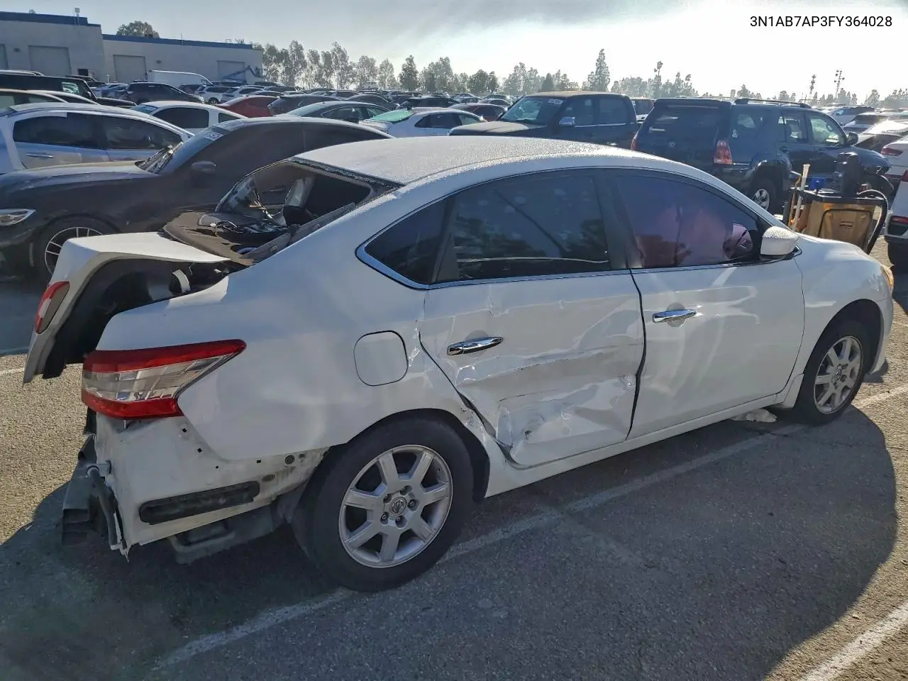 3N1AB7AP3FY364028 2015 Nissan Sentra S