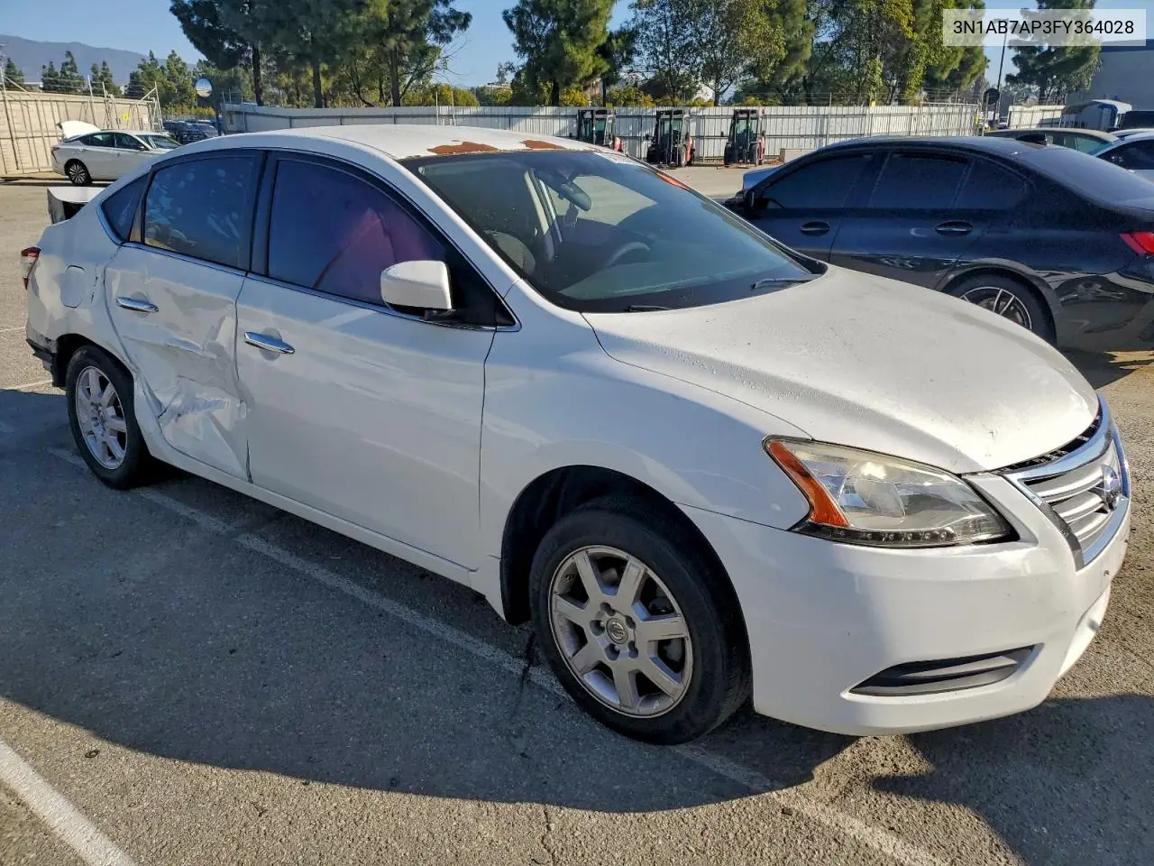 3N1AB7AP3FY364028 2015 Nissan Sentra S