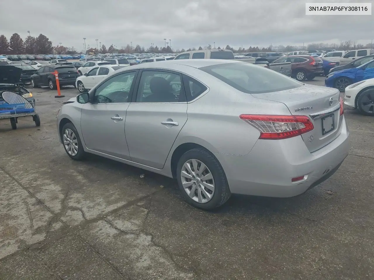 3N1AB7AP6FY308116 2015 Nissan Sentra S