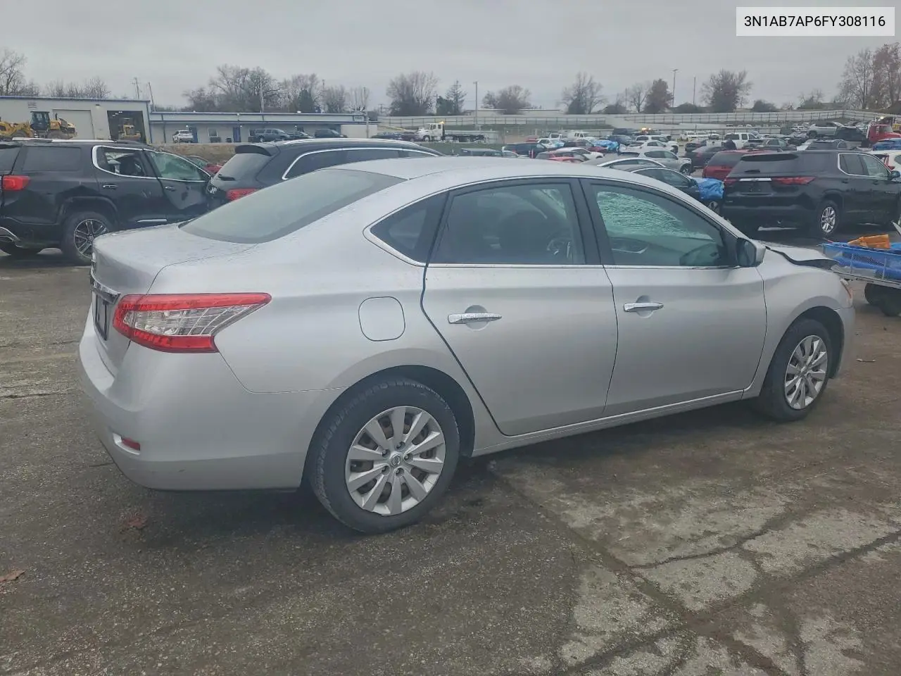 3N1AB7AP6FY308116 2015 Nissan Sentra S