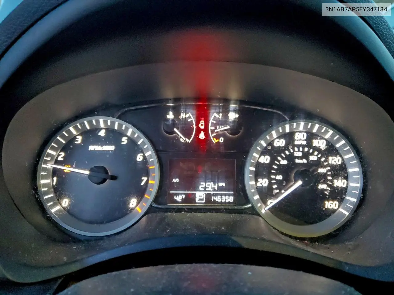 3N1AB7AP5FY347134 2015 Nissan Sentra S