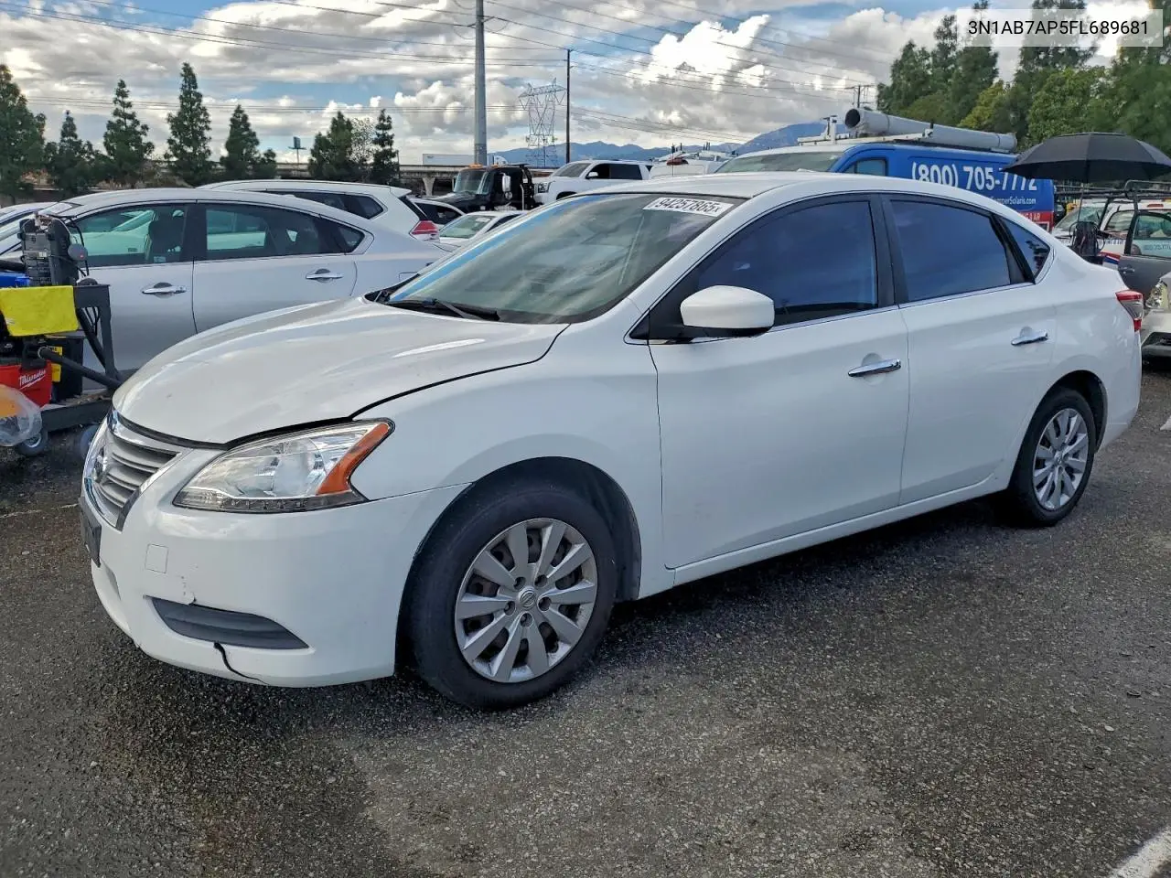 3N1AB7AP5FL689681 2015 Nissan Sentra S