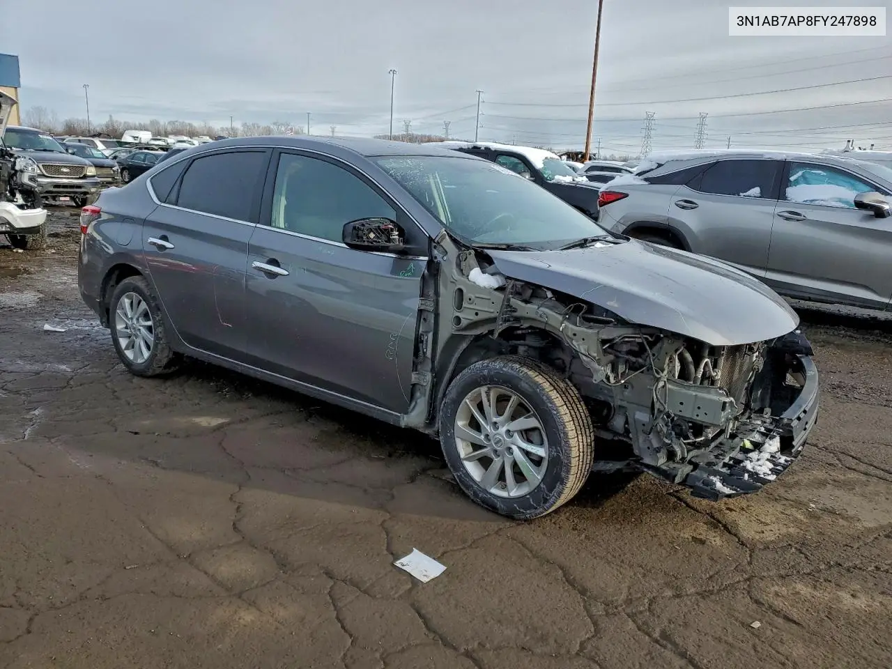 3N1AB7AP8FY247898 2015 Nissan Sentra S