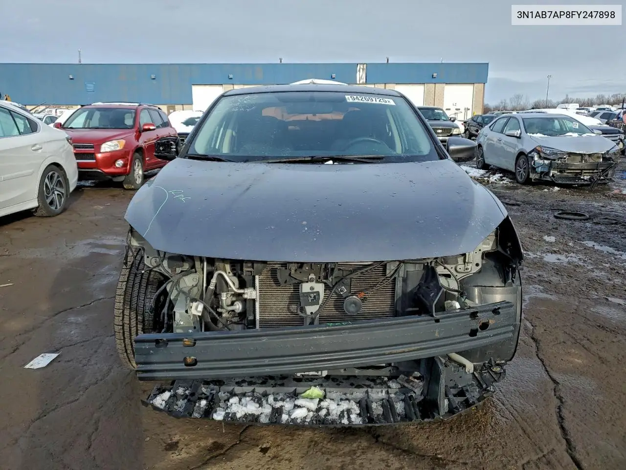 3N1AB7AP8FY247898 2015 Nissan Sentra S