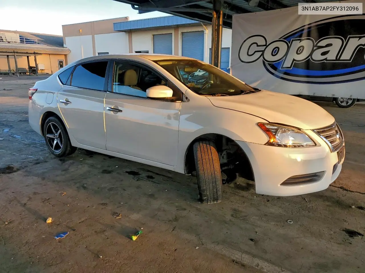 3N1AB7AP2FY312096 2015 Nissan Sentra S
