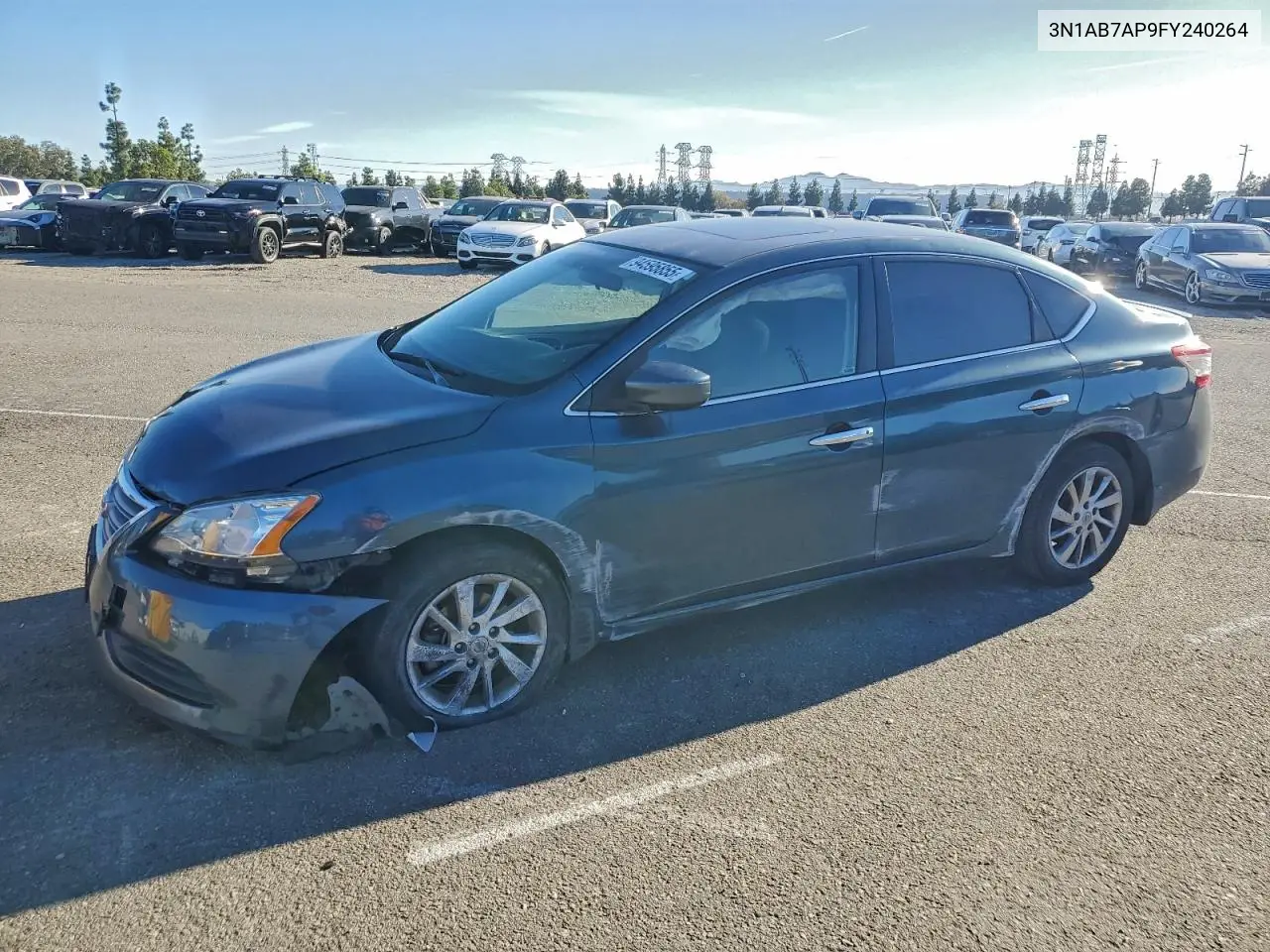 3N1AB7AP9FY240264 2015 Nissan Sentra S