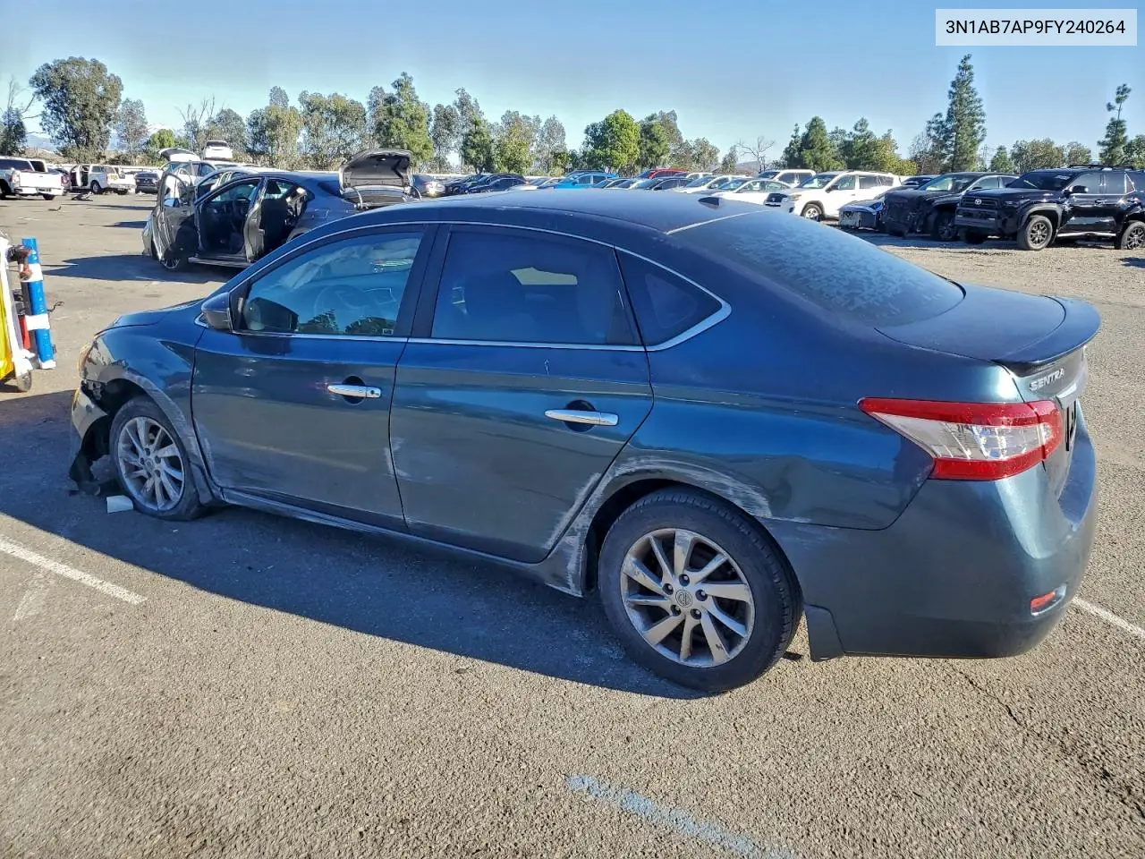3N1AB7AP9FY240264 2015 Nissan Sentra S