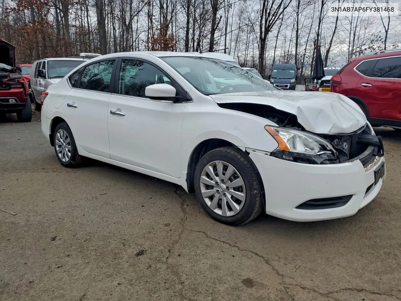 3N1AB7AP6FY381468 2015 Nissan Sentra S