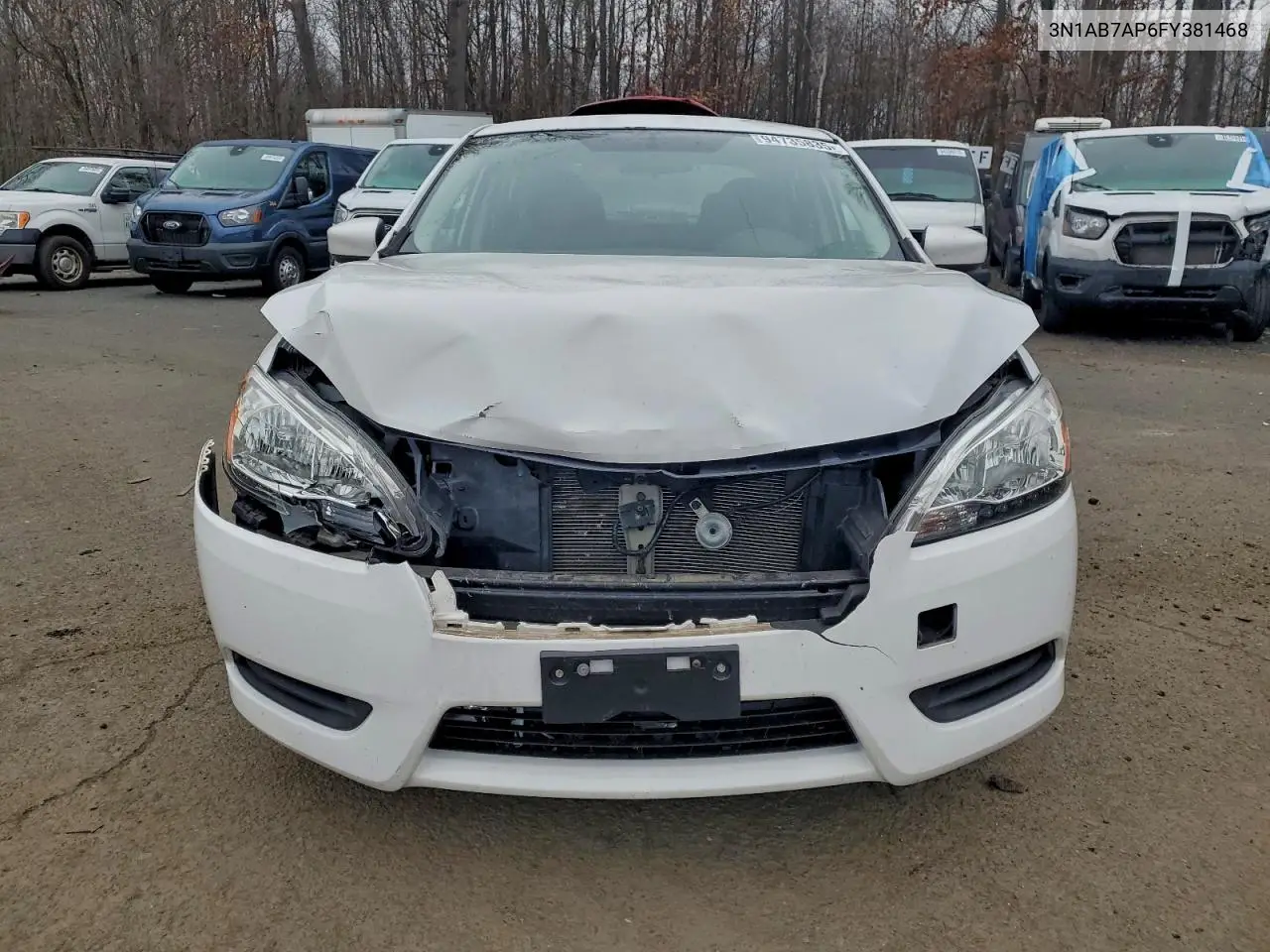 3N1AB7AP6FY381468 2015 Nissan Sentra S
