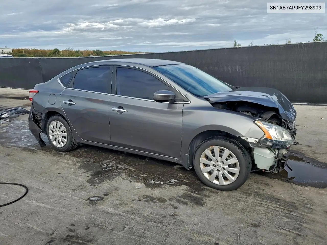 3N1AB7AP0FY298909 2015 Nissan Sentra S