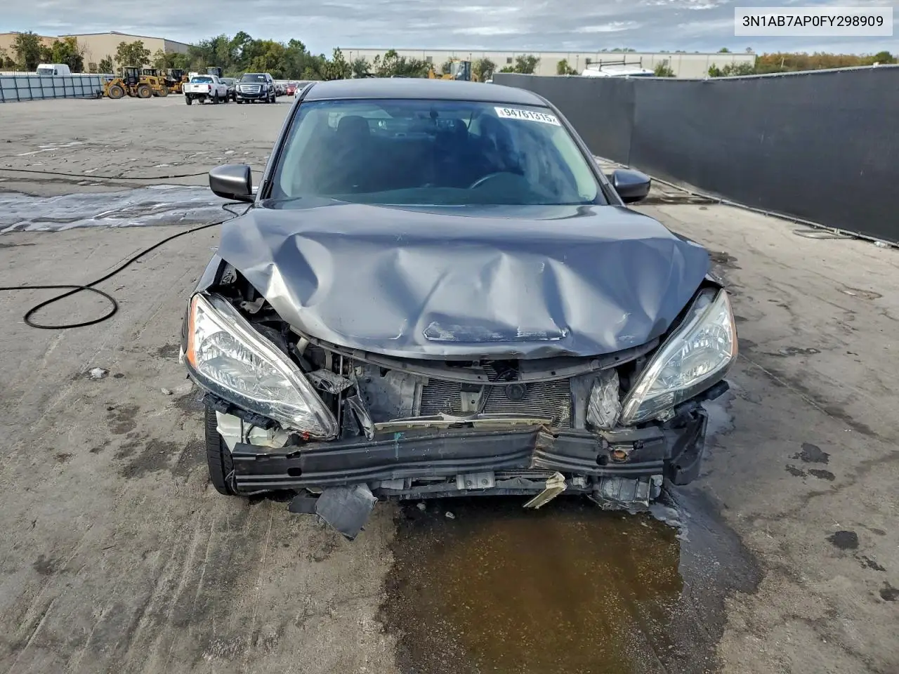3N1AB7AP0FY298909 2015 Nissan Sentra S