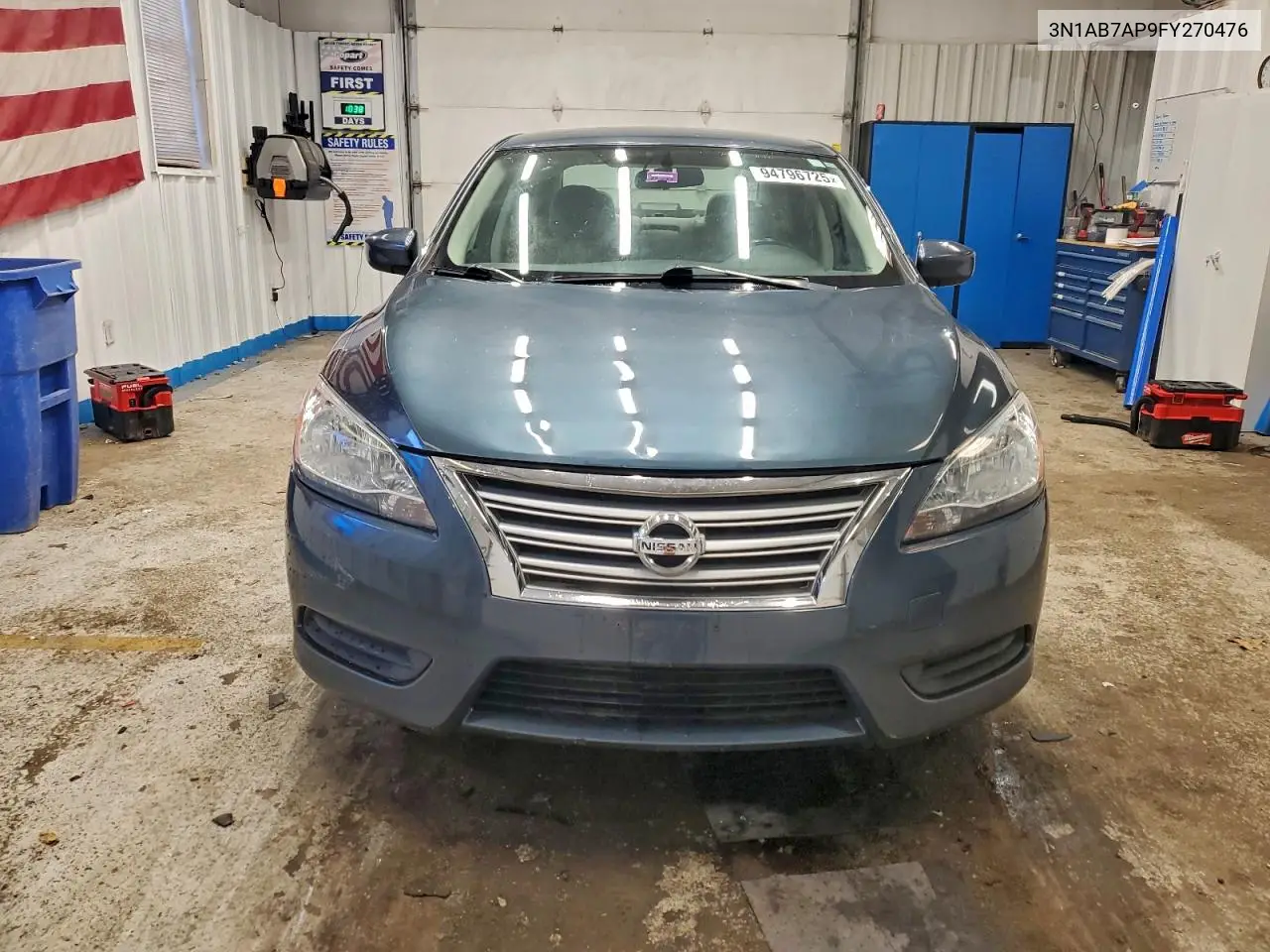 3N1AB7AP9FY270476 2015 Nissan Sentra S