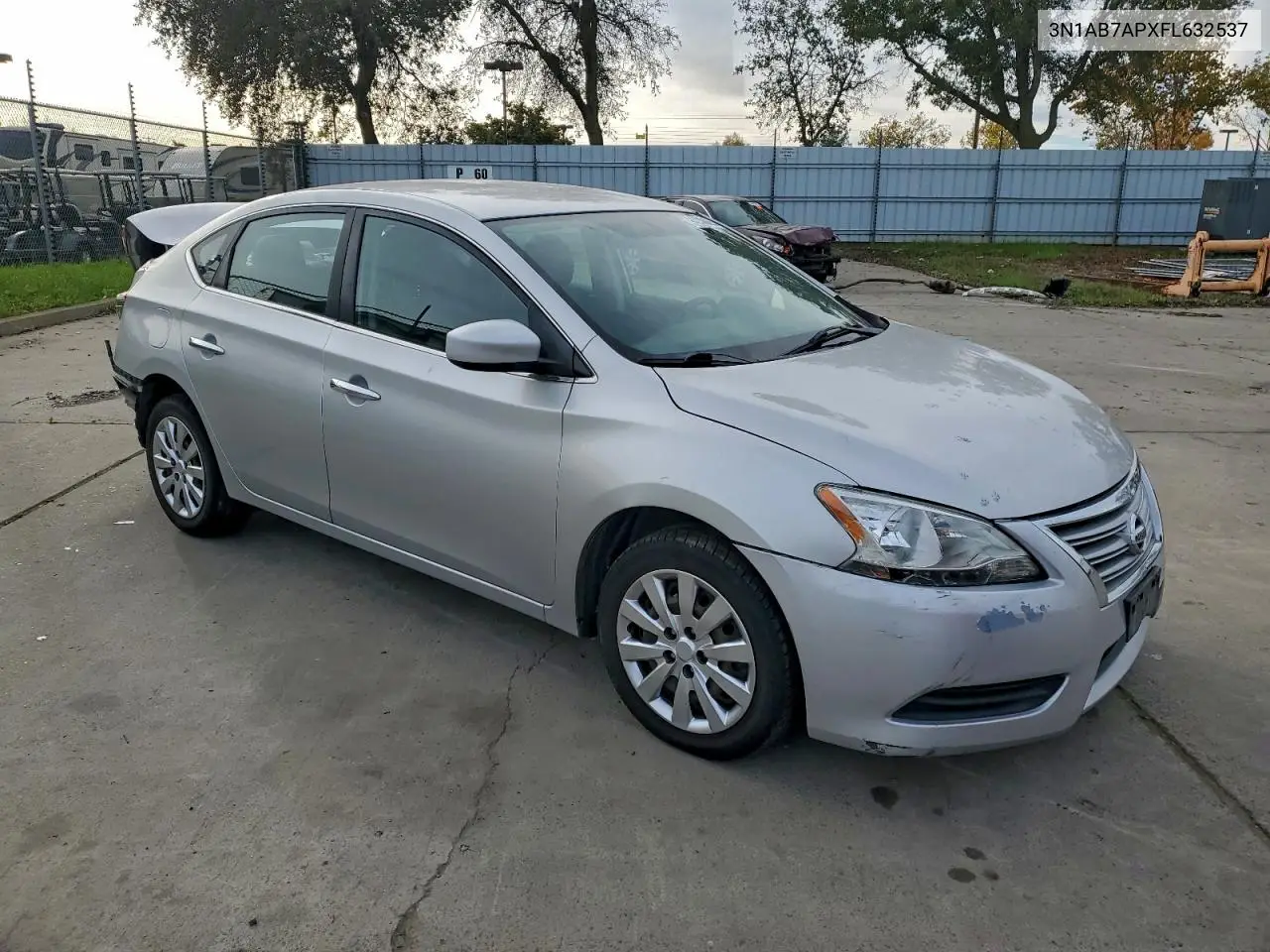 3N1AB7APXFL632537 2015 Nissan Sentra S