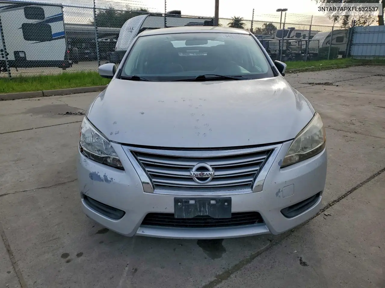 3N1AB7APXFL632537 2015 Nissan Sentra S