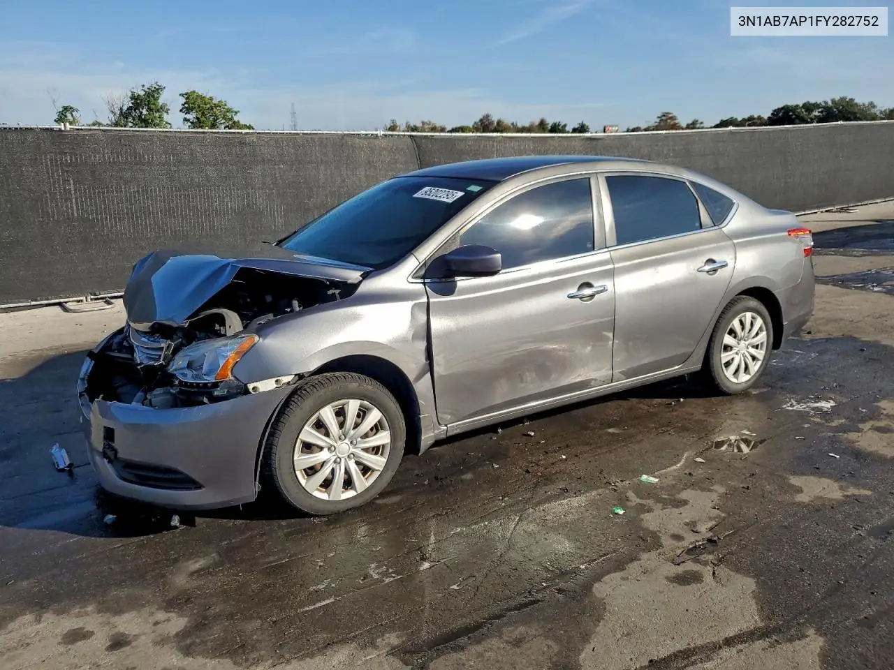 3N1AB7AP1FY282752 2015 Nissan Sentra S