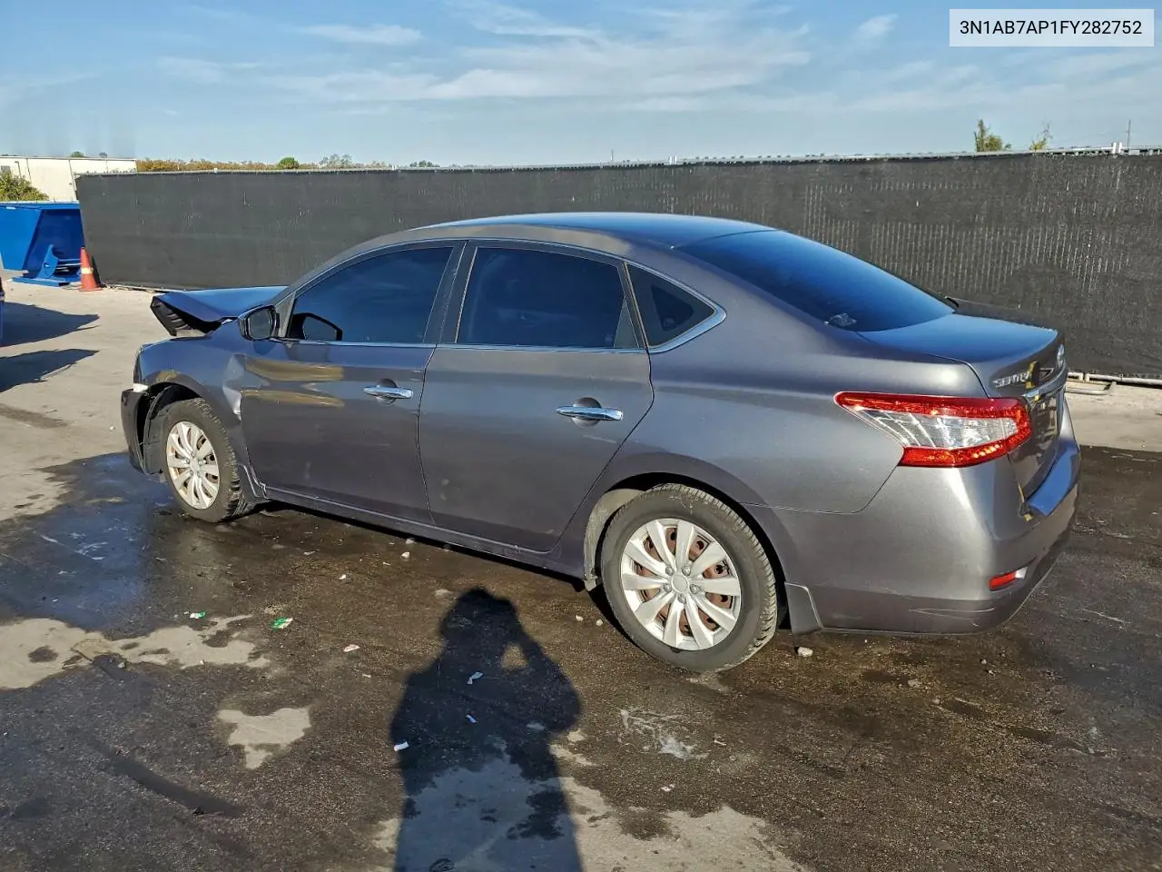 3N1AB7AP1FY282752 2015 Nissan Sentra S