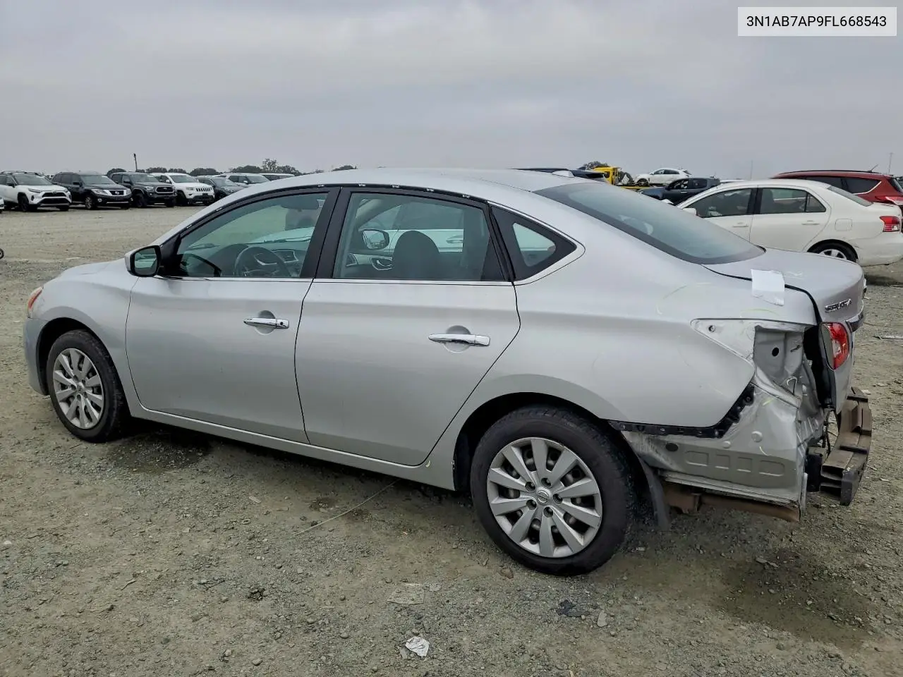 3N1AB7AP9FL668543 2015 Nissan Sentra S