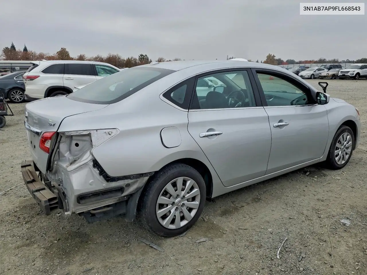 3N1AB7AP9FL668543 2015 Nissan Sentra S