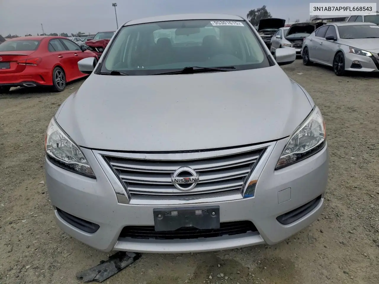 3N1AB7AP9FL668543 2015 Nissan Sentra S