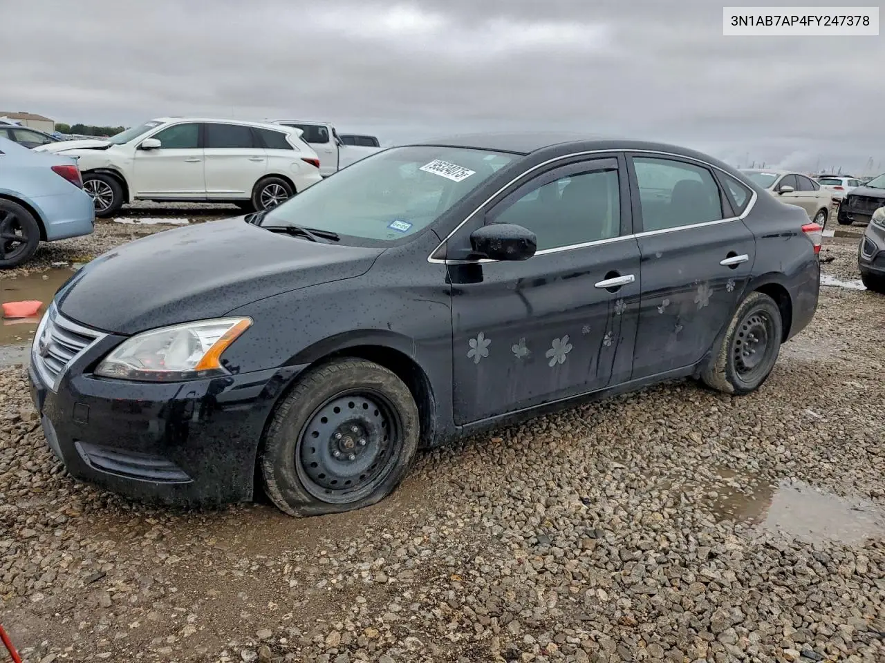3N1AB7AP4FY247378 2015 Nissan Sentra S