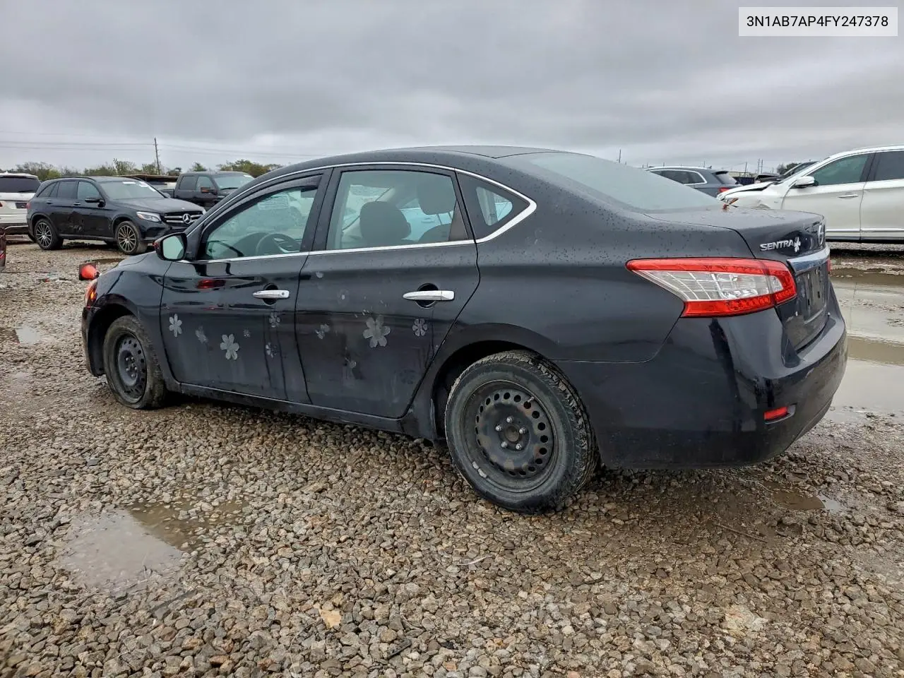 3N1AB7AP4FY247378 2015 Nissan Sentra S