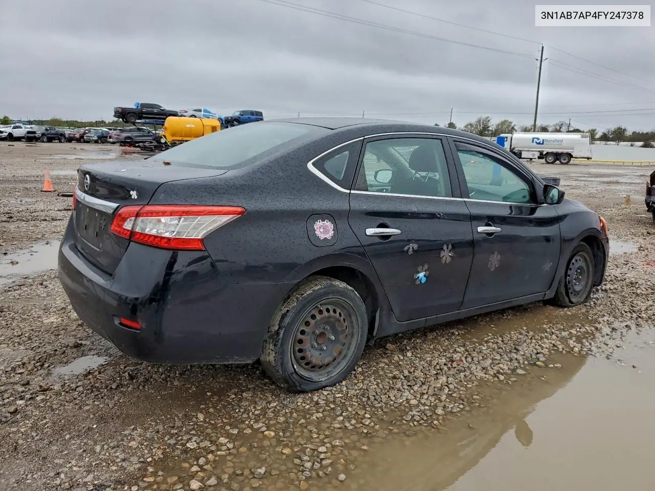 3N1AB7AP4FY247378 2015 Nissan Sentra S