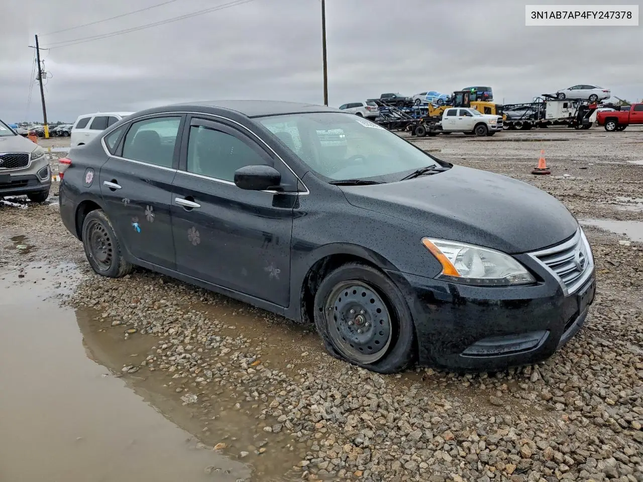 3N1AB7AP4FY247378 2015 Nissan Sentra S
