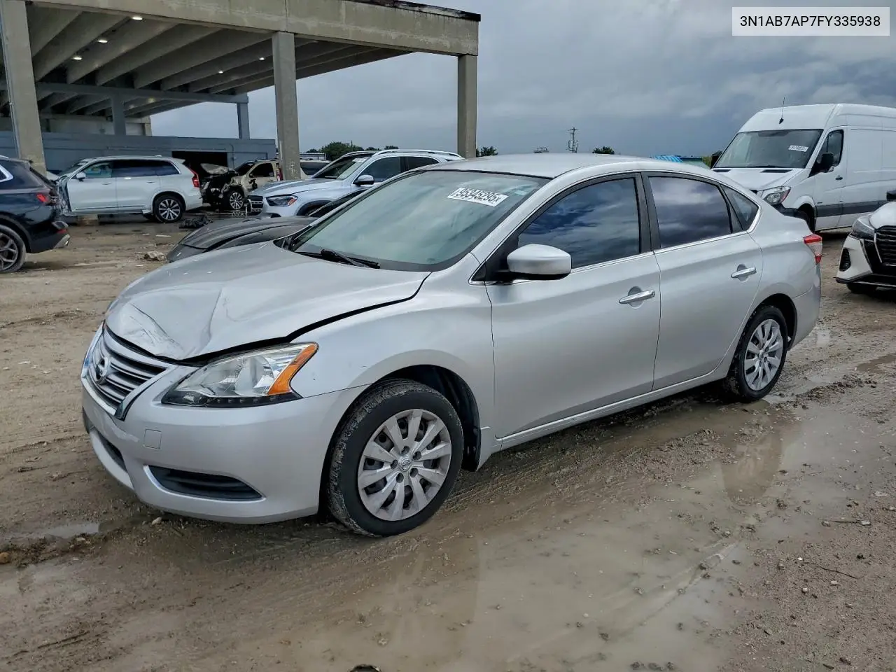 3N1AB7AP7FY335938 2015 Nissan Sentra S