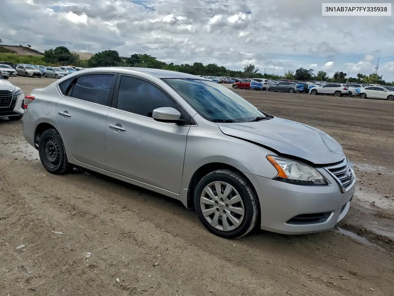 3N1AB7AP7FY335938 2015 Nissan Sentra S