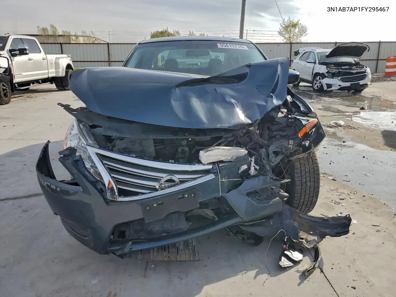 3N1AB7AP1FY295467 2015 Nissan Sentra S