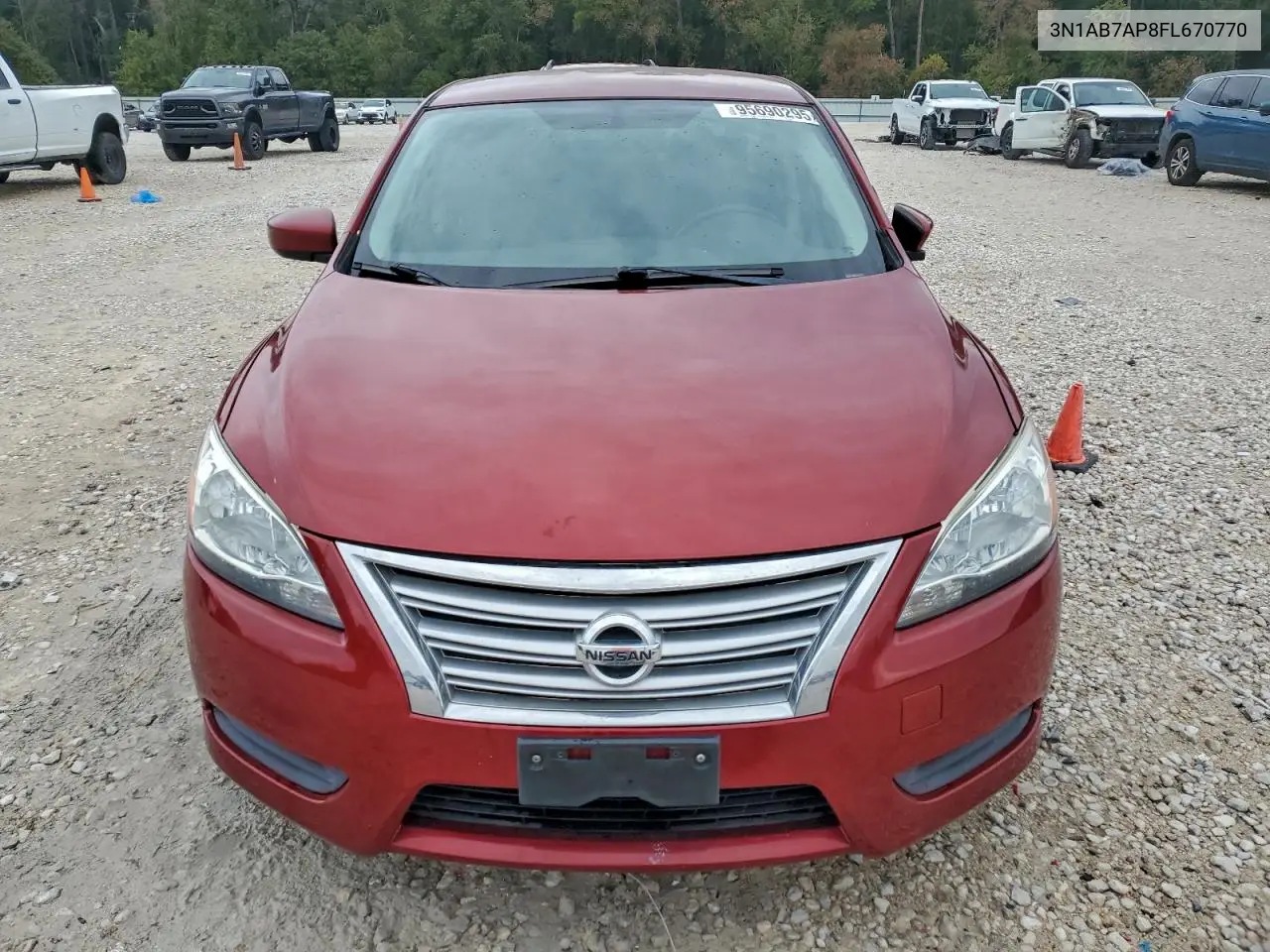3N1AB7AP8FL670770 2015 Nissan Sentra S