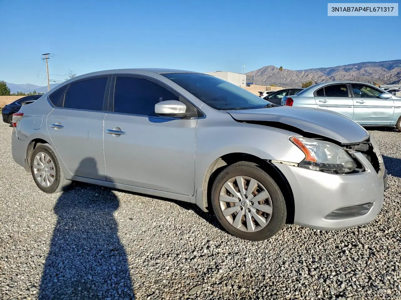 3N1AB7AP4FL671317 2015 Nissan Sentra S