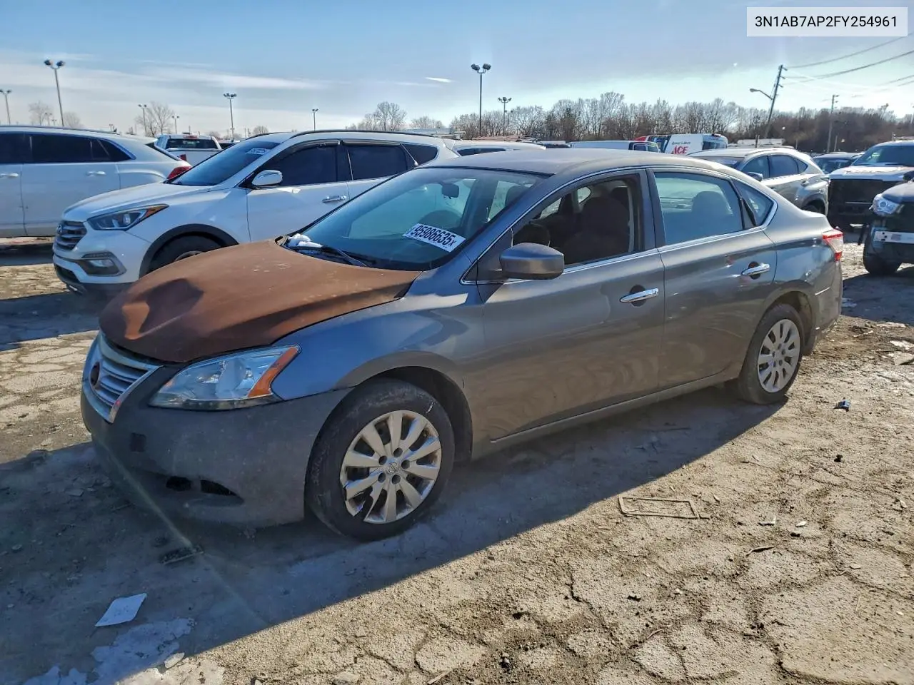 3N1AB7AP2FY254961 2015 Nissan Sentra S