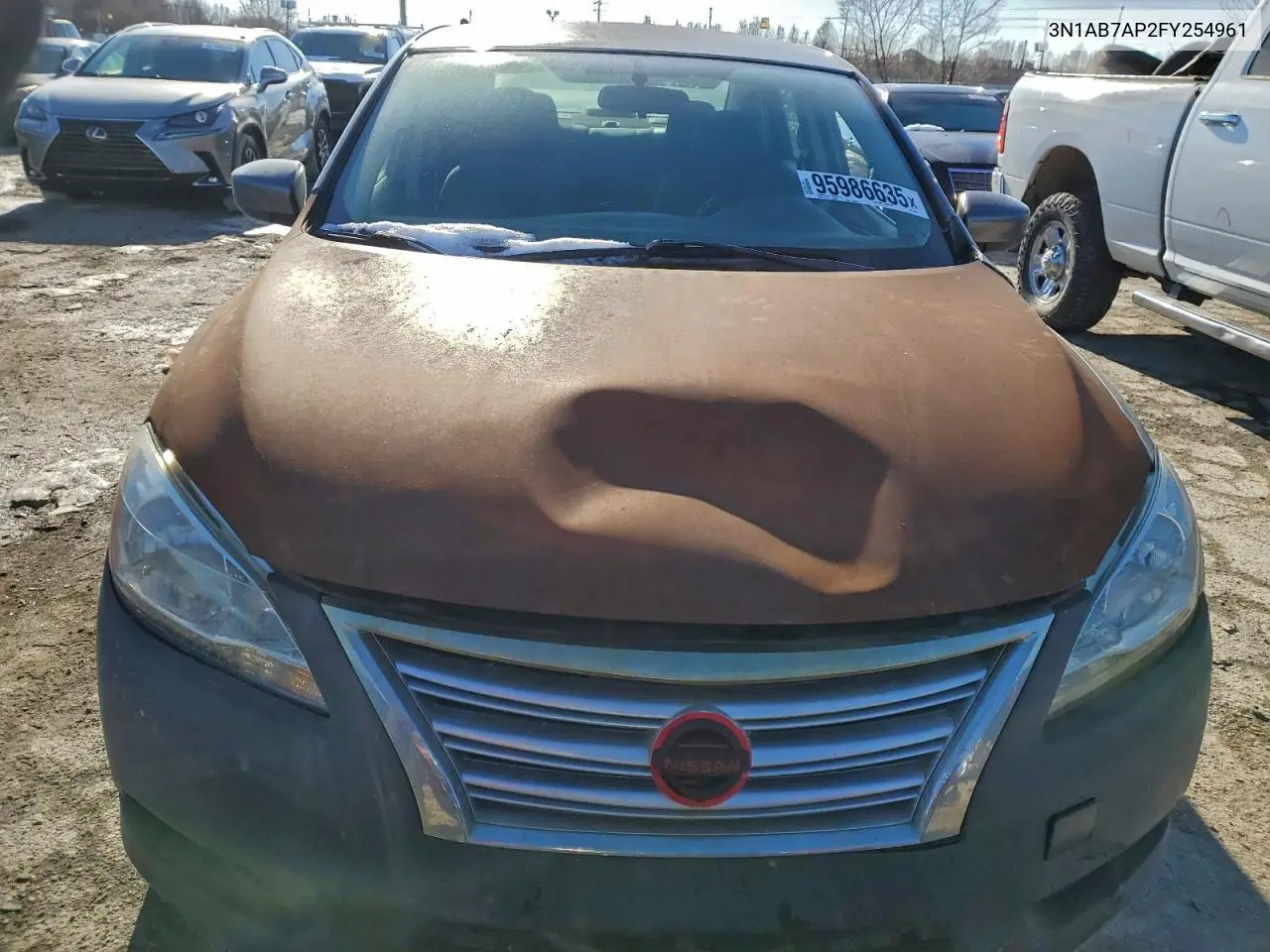 3N1AB7AP2FY254961 2015 Nissan Sentra S