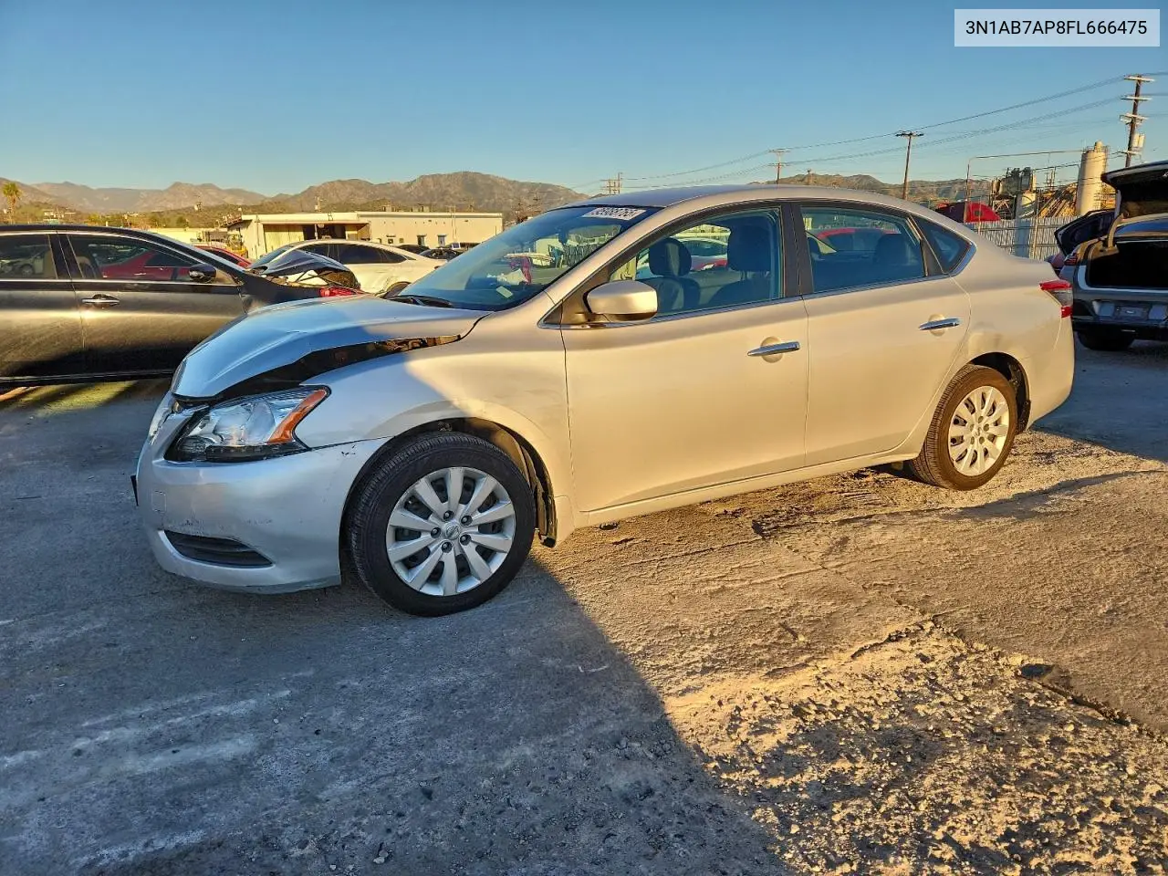 3N1AB7AP8FL666475 2015 Nissan Sentra S
